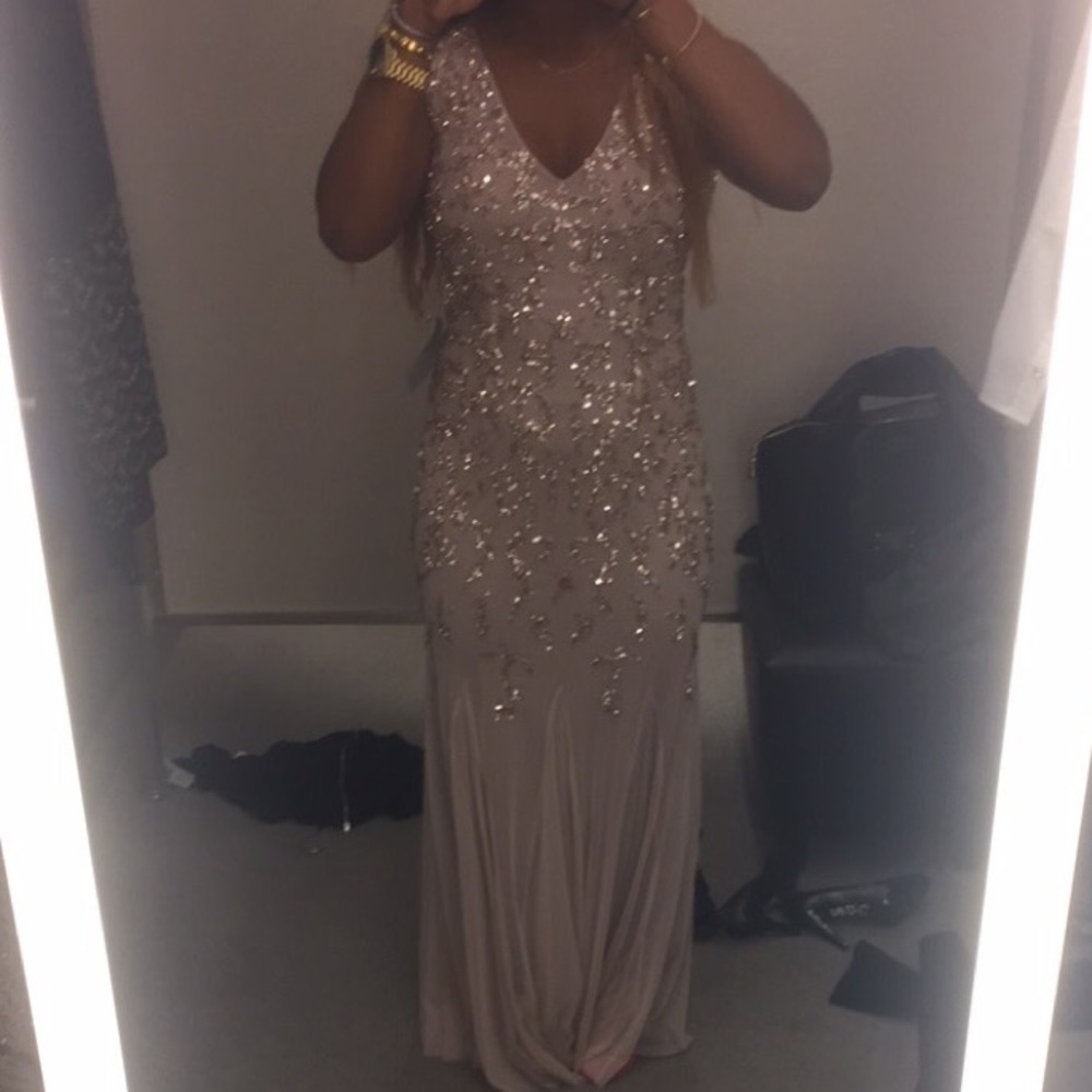 Sequin maxi dress mermaid cut